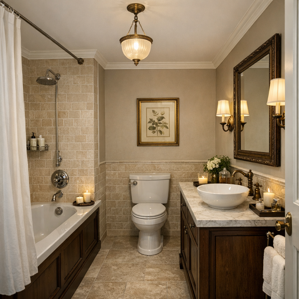 Classic bathroom design example