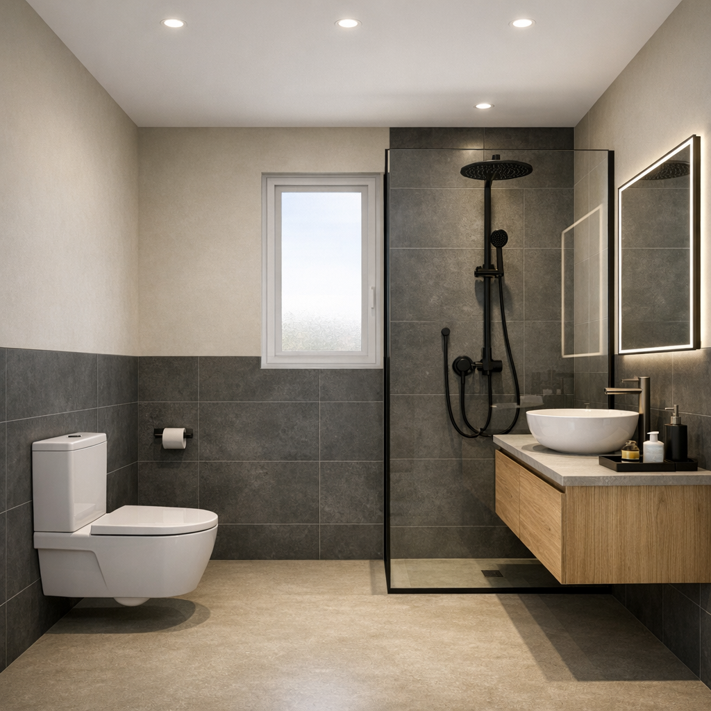 Modern bathroom design example